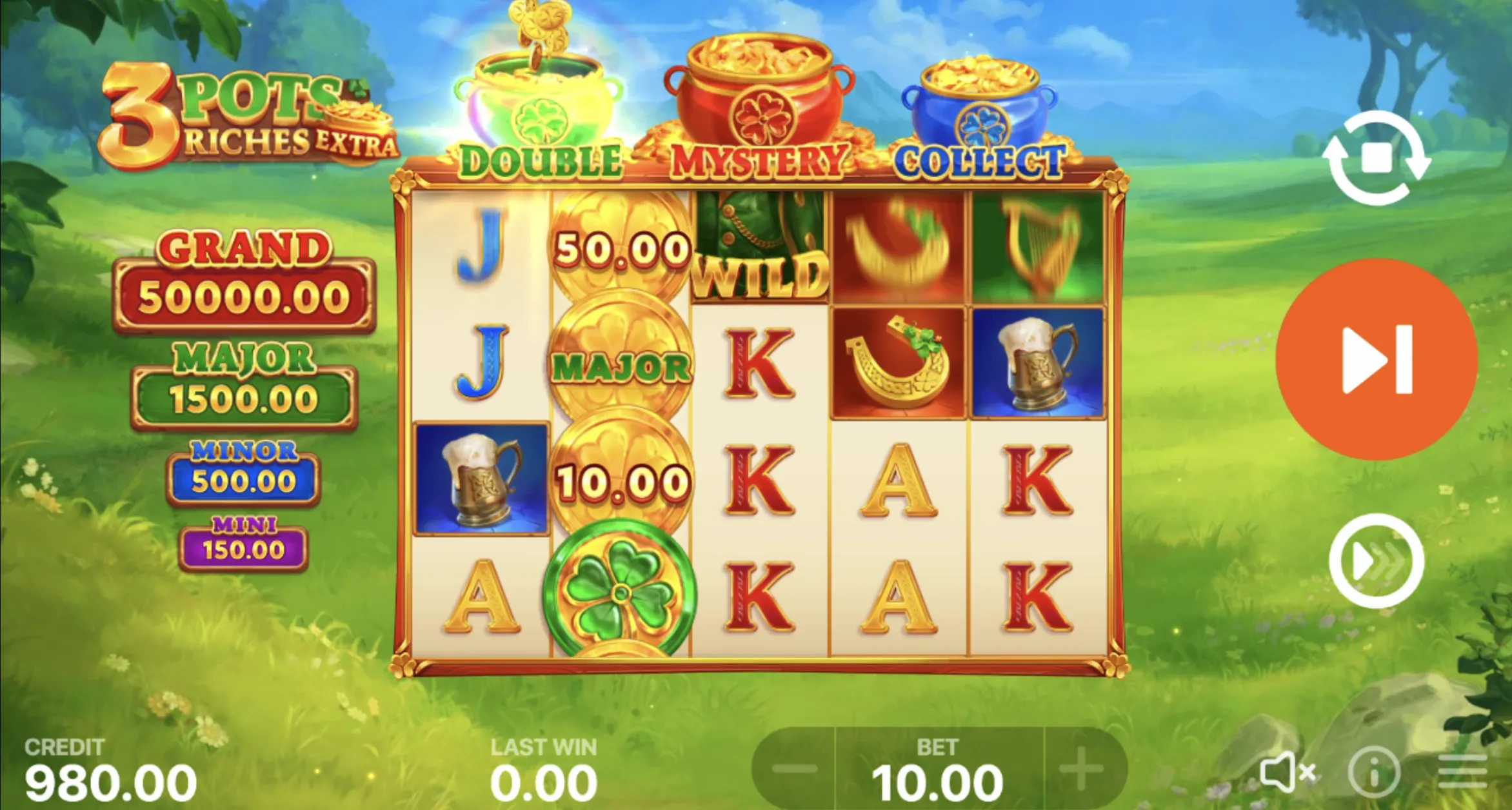 3 Pots Riches Extra: Hold and Win