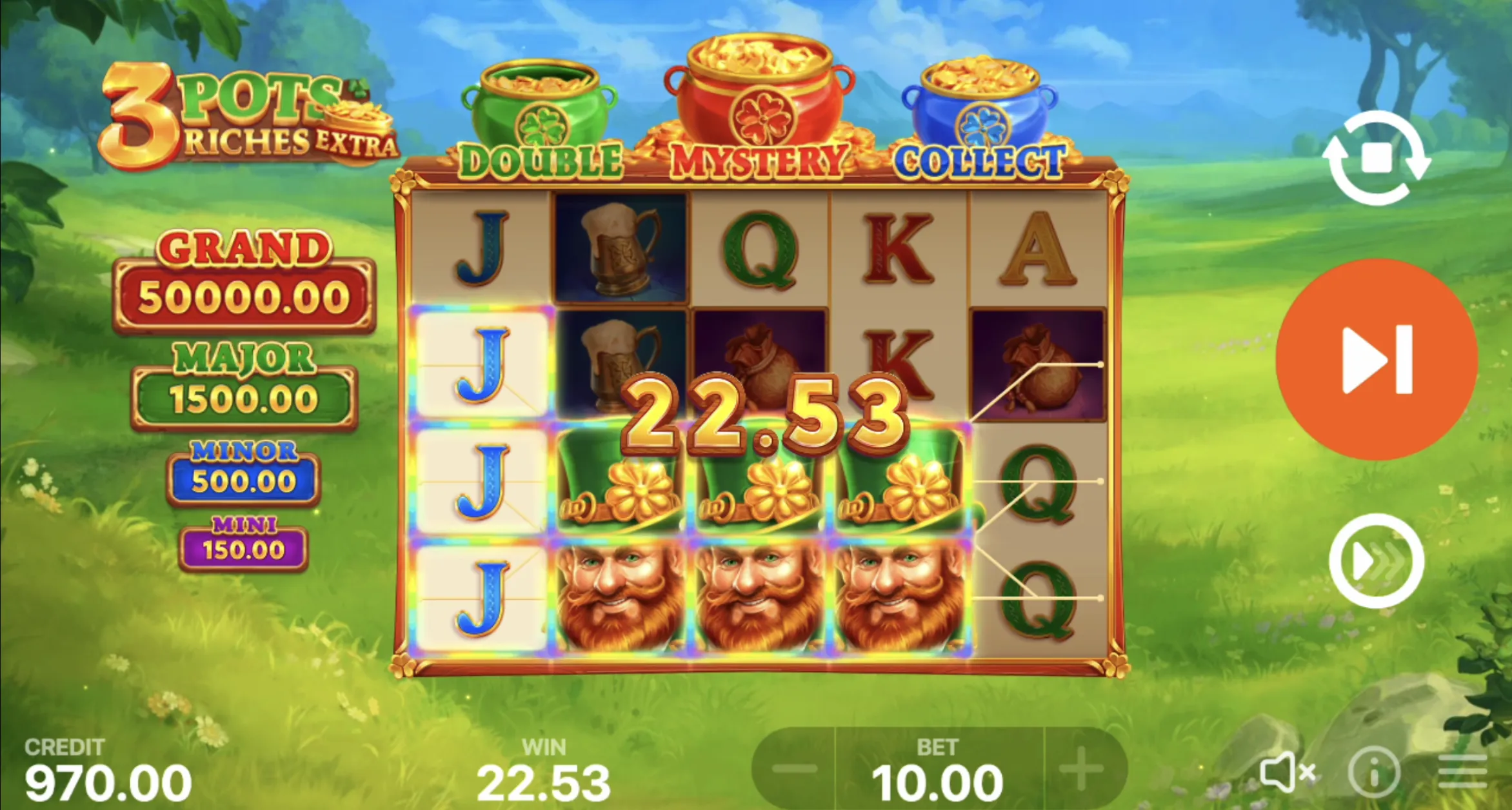 3 Pots Riches Extra: Hold and Win Slot